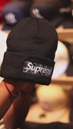BEANIE SUPREME NEW ERA BOX LOGO BLACK